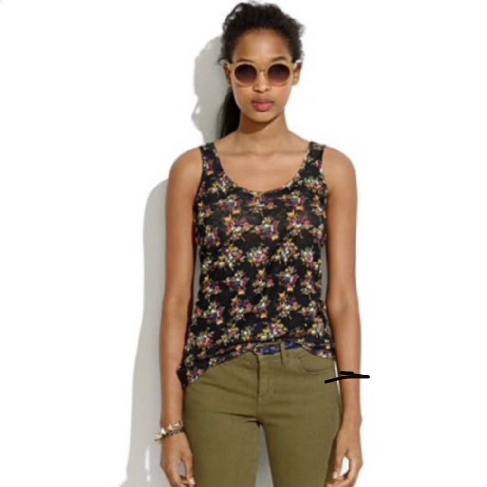 Madewell linen tank size xs